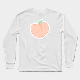 Cute Peach Design Long Sleeve T-Shirt